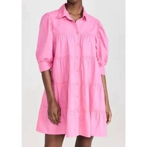 PEIXOTO Lola Mini Dress Large pink